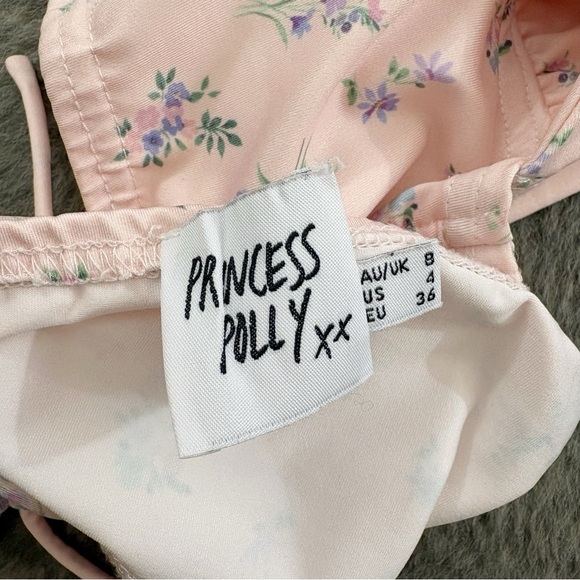 Princess Polly Penelope Floral Halter Top 4 - Picture 5 of 10